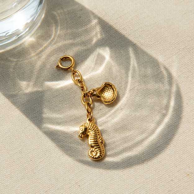 Stainless Steel Bikini Resort Style Jewelry Pendant