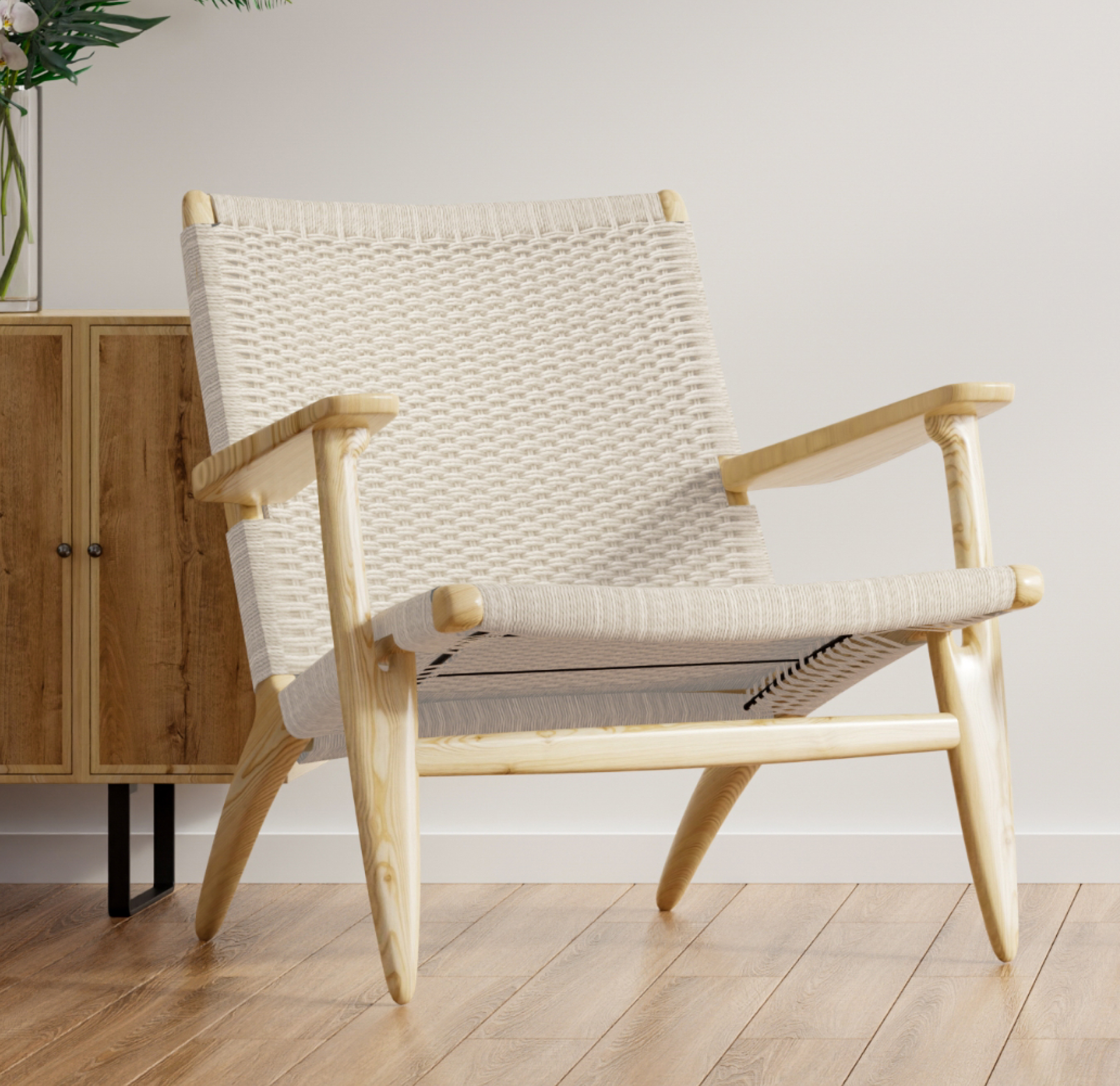 Sustainable Beauty NaturaWood Accent Chair