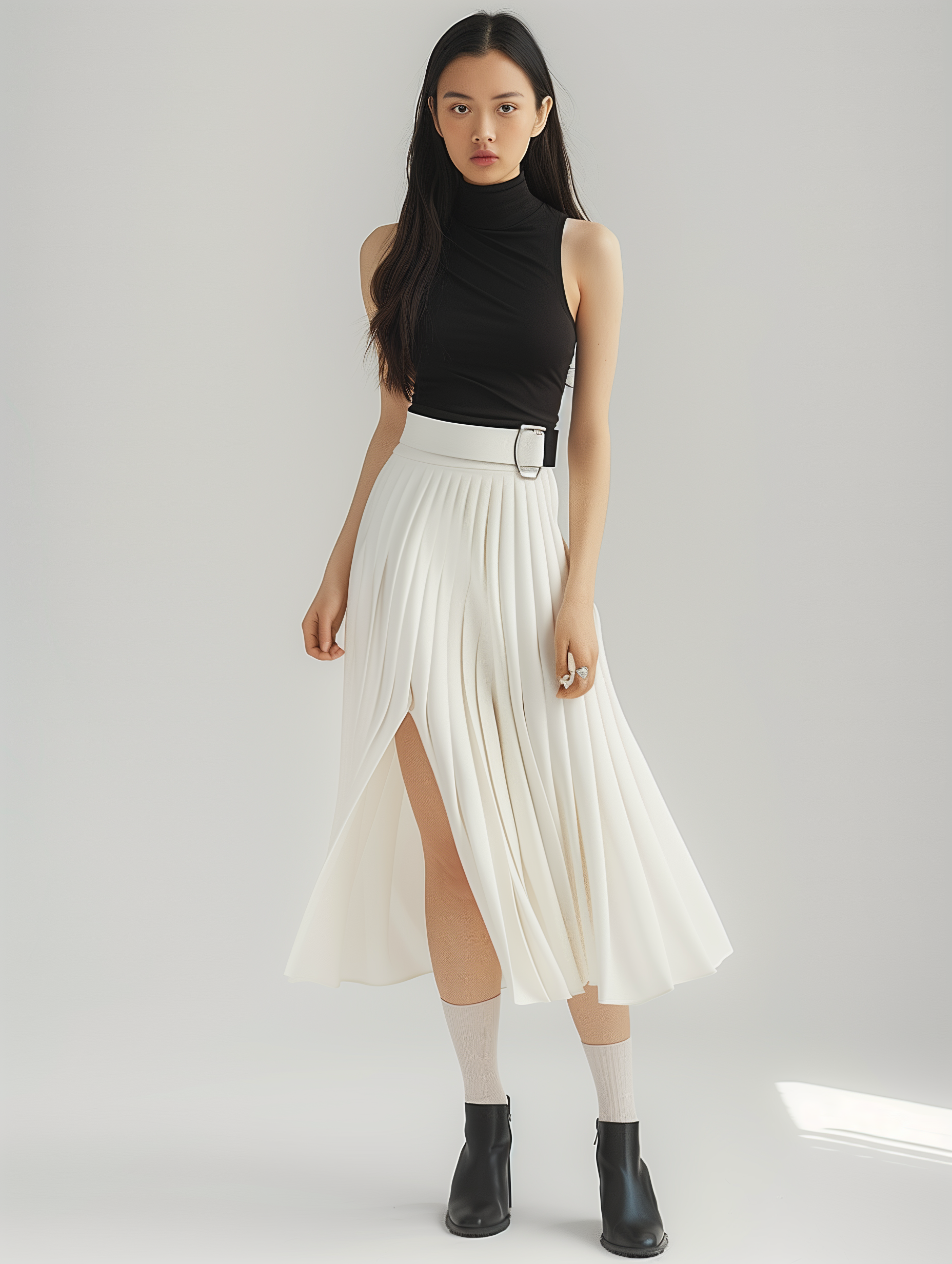 Reagan Painted Relaxed Skirt