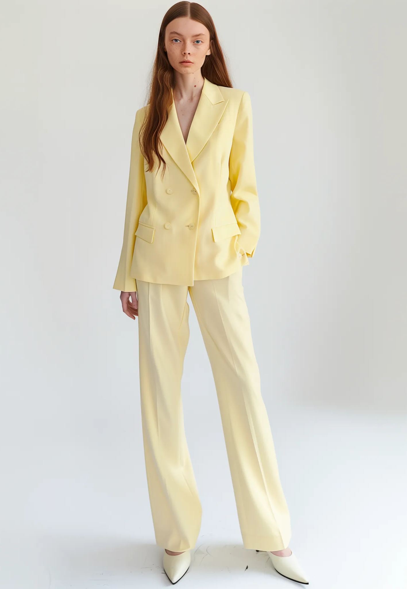 Oversized Wrap Shirt In yellow