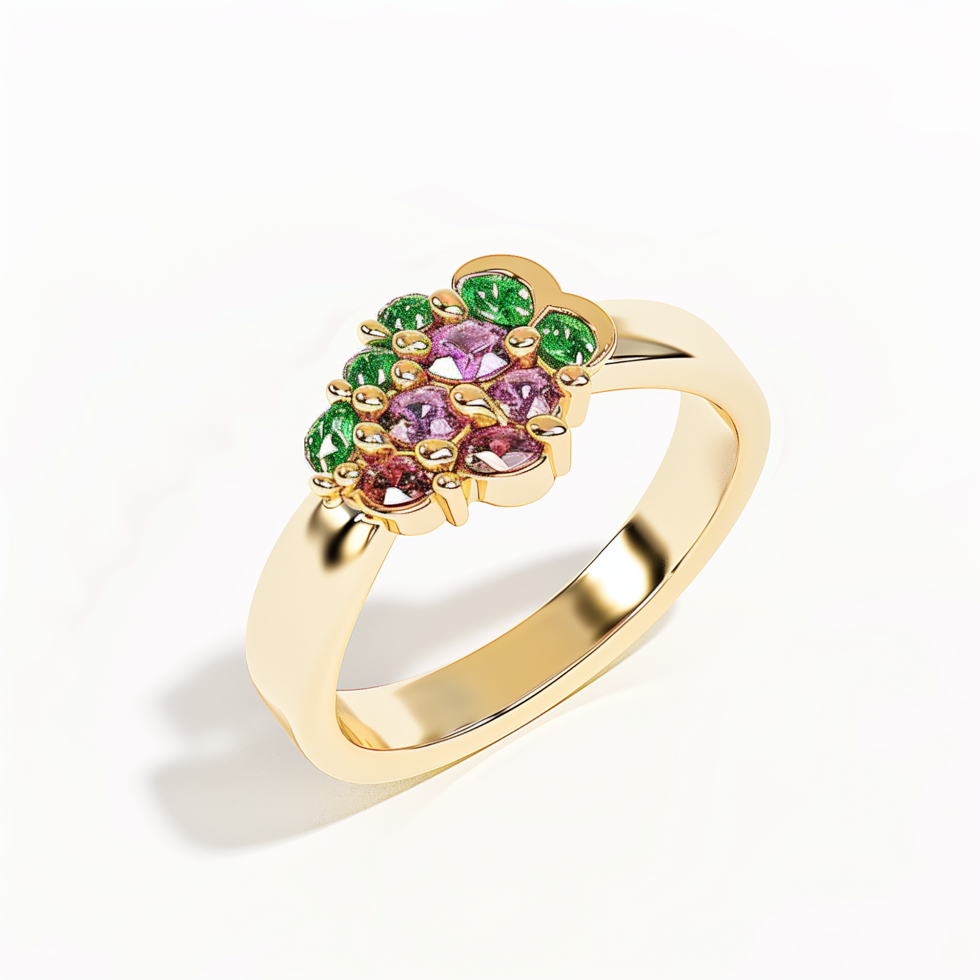 Golden Grapevine Elegance Ring