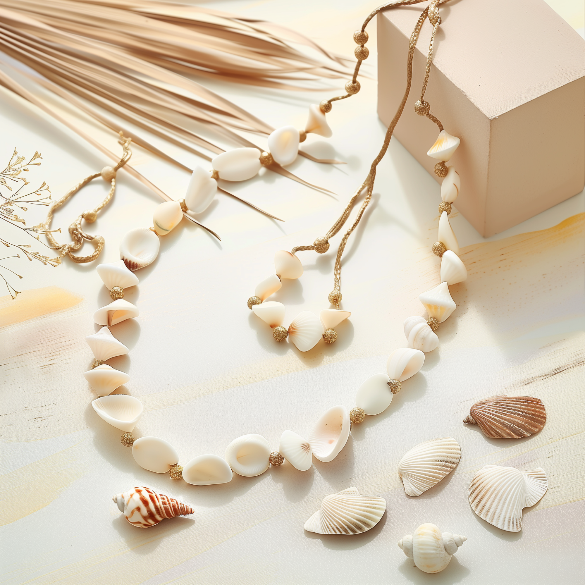 Summer shell necklace