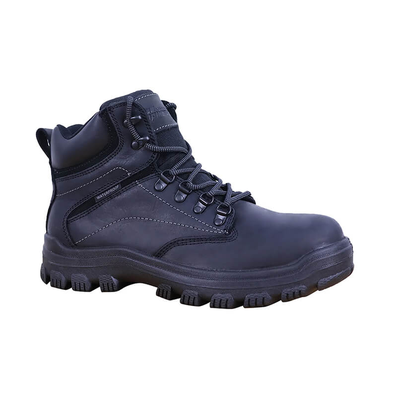Right diagram of Steel toe boots Whale--Black (ASTM)