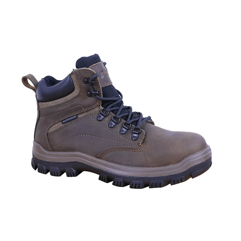 Right diagram of Steel toe boots Whale Martin Shoes--Dark Brown