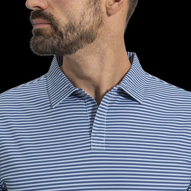 Custom Logo Pattern Digital Printing Performance Geometric Print Stretch Golf Polo Shirts