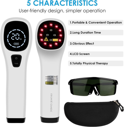 KTS Handheld Laser Therapy Device 4x808nm and 12x650nm