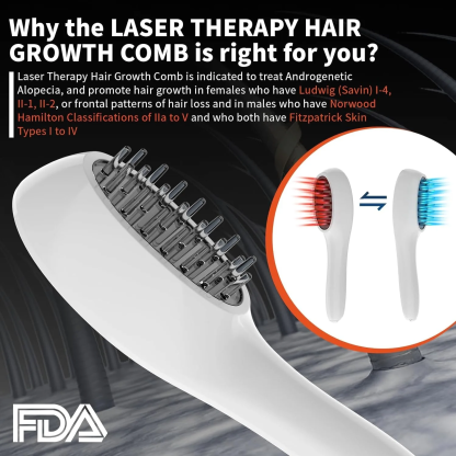 Laser Hair Growth Comb for Hair Regrowth and Hair Loss Treatment