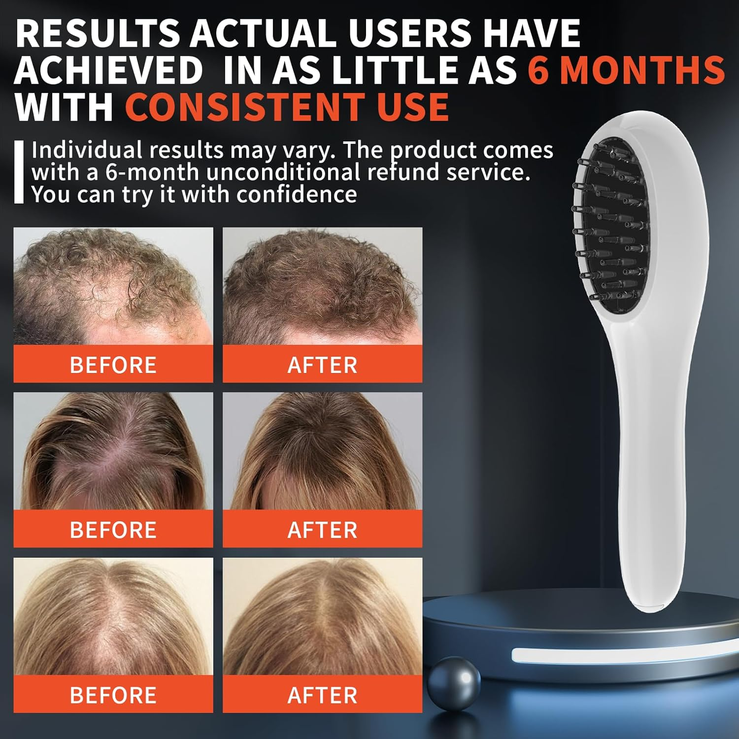 Laser Hair Growth Comb for Hair Regrowth and Hair Loss Treatment