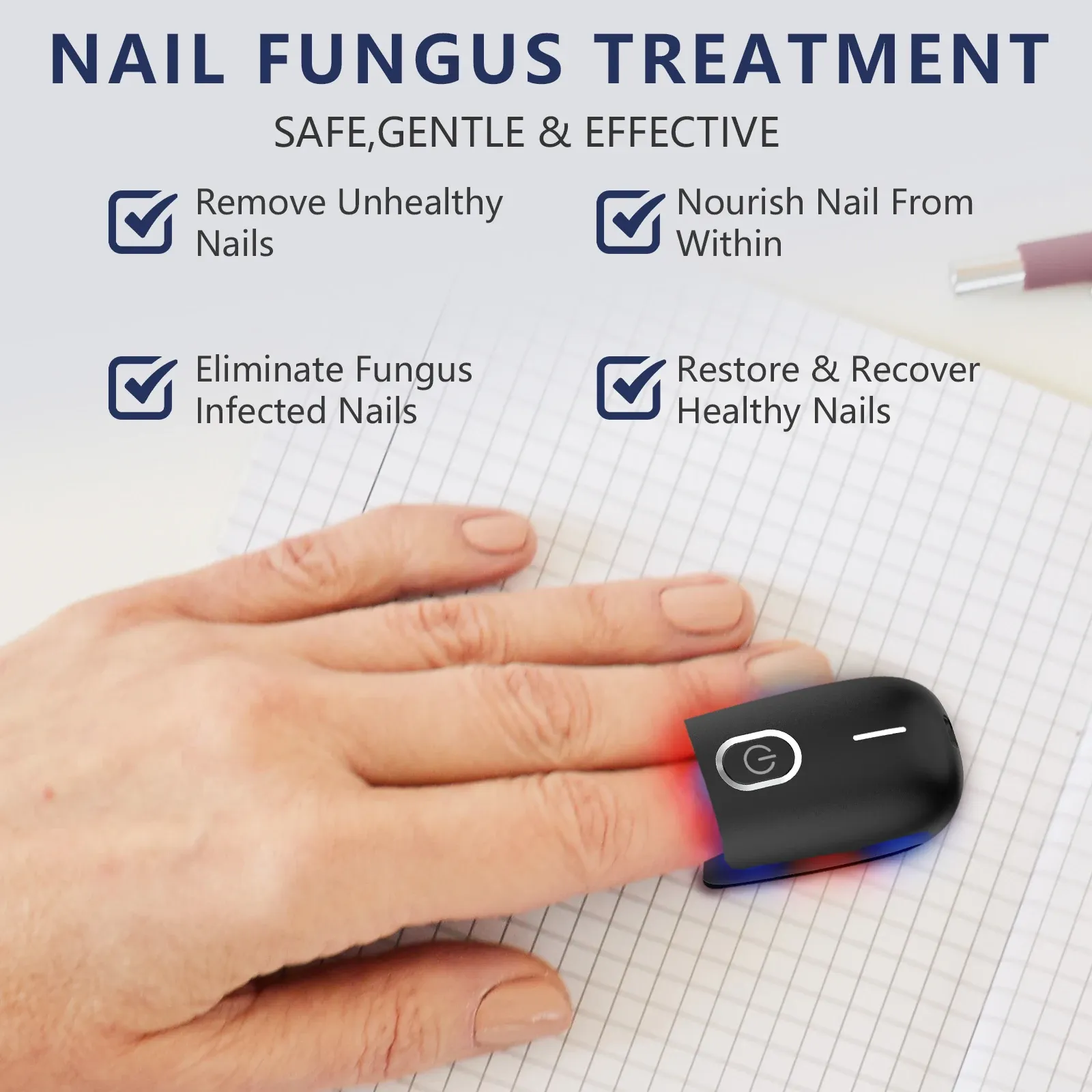 KTS Nail Repair Device for Fungal Infections and Onychomycosis-KTS HEALTHCARE