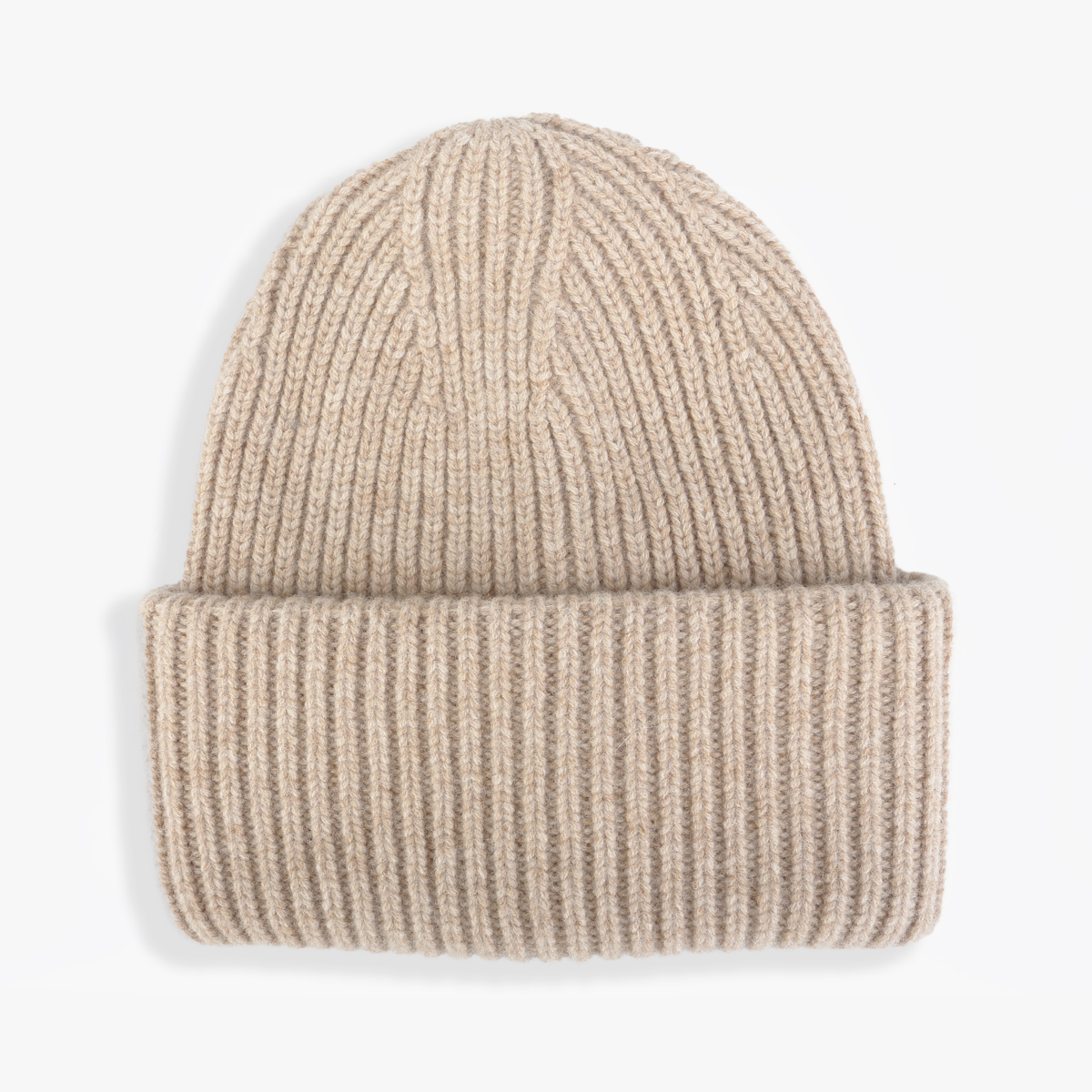 Blank High Cuffed Merino Wool Beanies - 1338