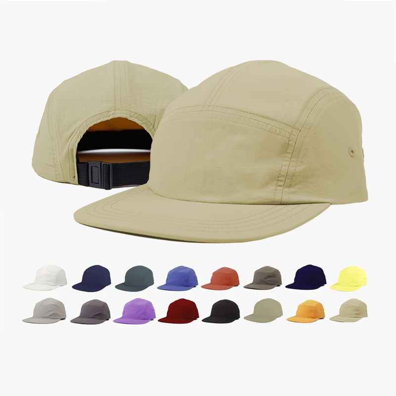 Blank 5 Panel Nylon Camper Hat Wholesale - 6016