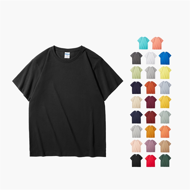 Blank Pre-shrunk Jersey Cotton Short Sleeve T-shirt Wholesale 7oz - NY0011
