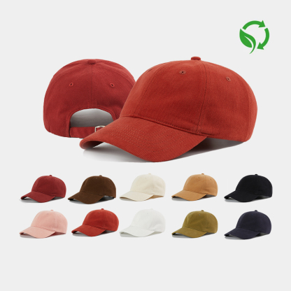 Blank Organic Cotton Eco Friendly 6 Panel Dad Hat Wholesale - 6147