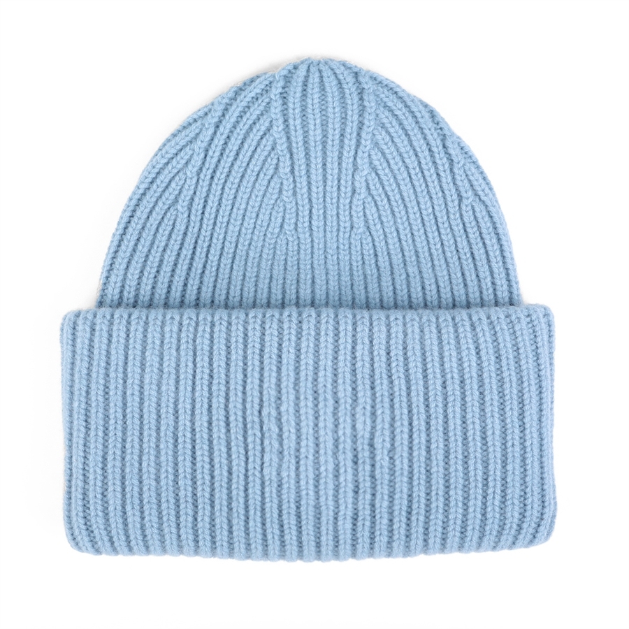 Blank High Cuffed Merino Wool Beanies - 1338