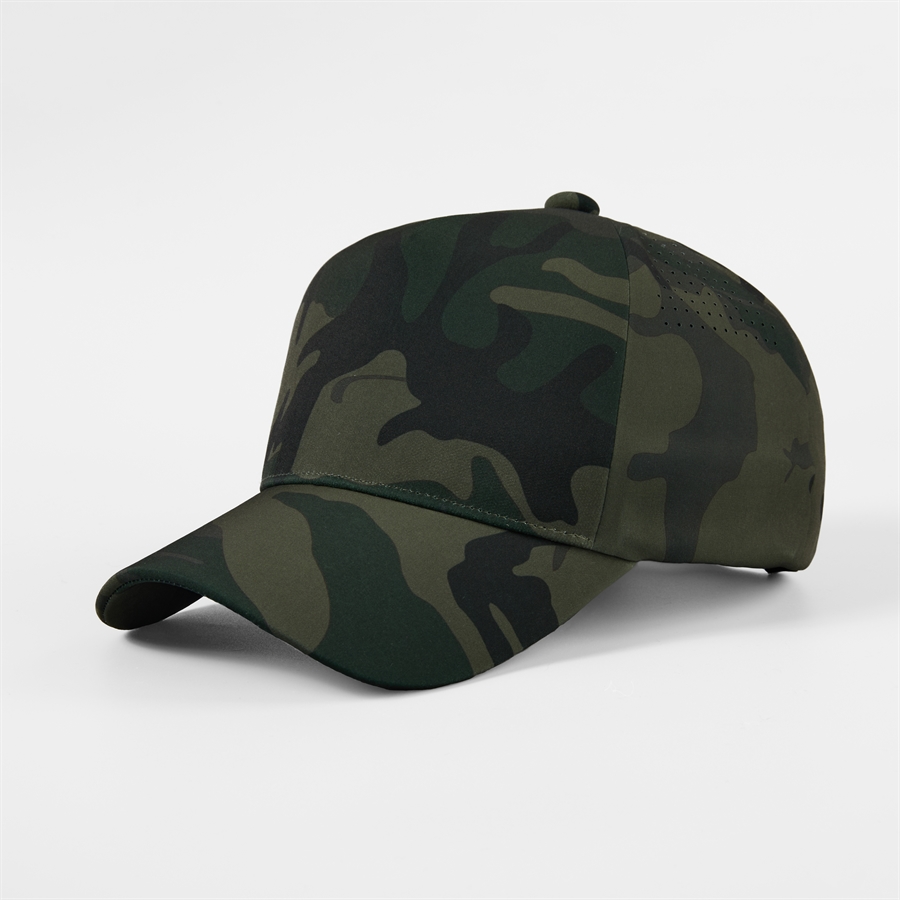 Blank Seamless 5 Panel Perforated Snapback Hat Wholesale