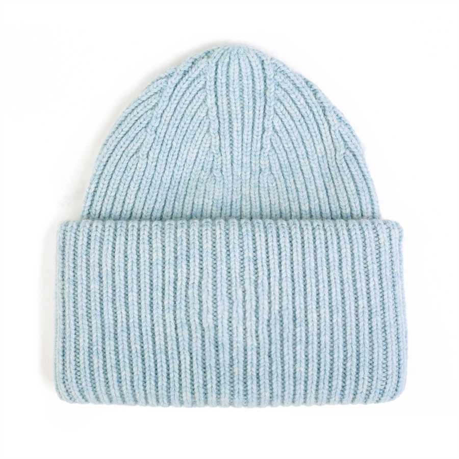 Blank High Cuffed Merino Wool Beanies - 1338