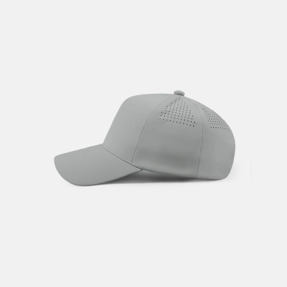Blank Seamless 5 Panel Perforated Performance Snapback Hat Wholesale  - 5312
