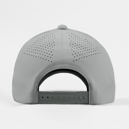 Blank Seamless 5 Panel Perforated Snapback Hat Wholesale 