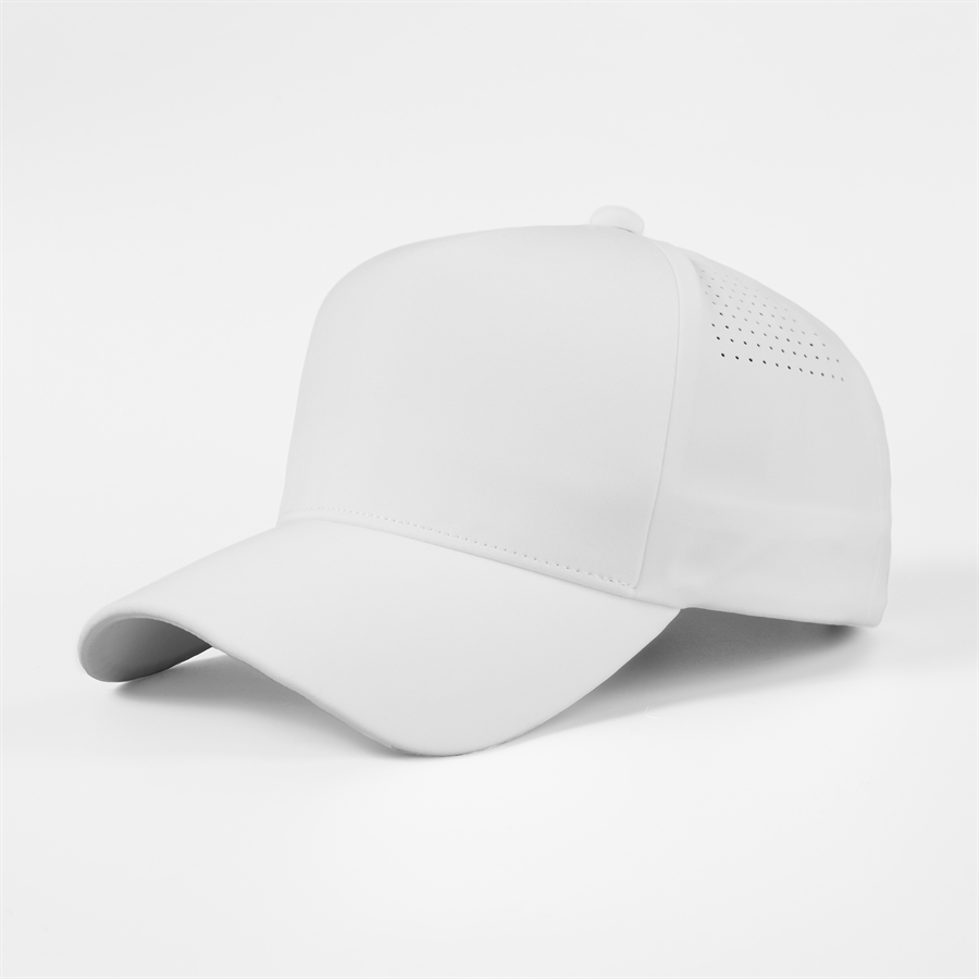 Blank Seamless 5 Panel Perforated Snapback Hat Wholesale