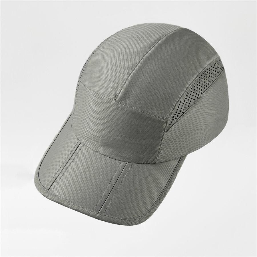 Blank Mesh Unstructured Foldable Running Cap Wholesale UPF 50+ 5067