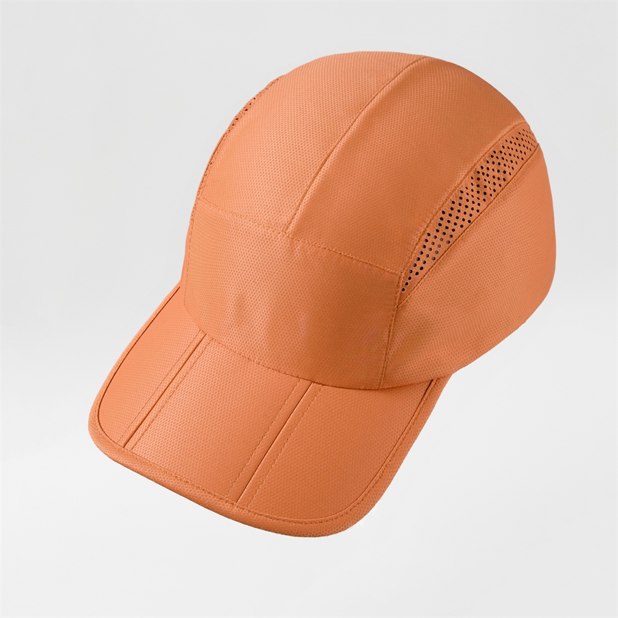 Blank Mesh Unstructured Foldable Running Cap Wholesale UPF 50+ 5067