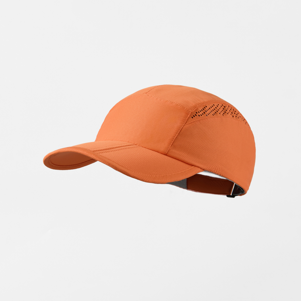 Blank Mesh Perforated Foldable Lightweight Running Cap Wholesale UPF 50+ 5067