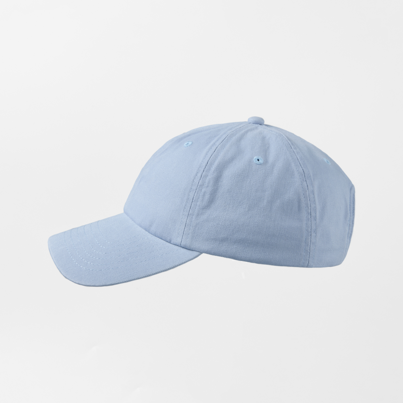 Blank Cotton Sanded Twill Dad Hat - 6019