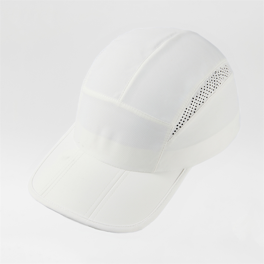 Blank Mesh Unstructured Foldable Running Cap Wholesale UPF 50+ 5067