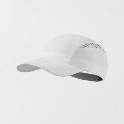 Blank Mesh Perforated Foldable Lightweight Running Cap Wholesale UPF 50+ 5067