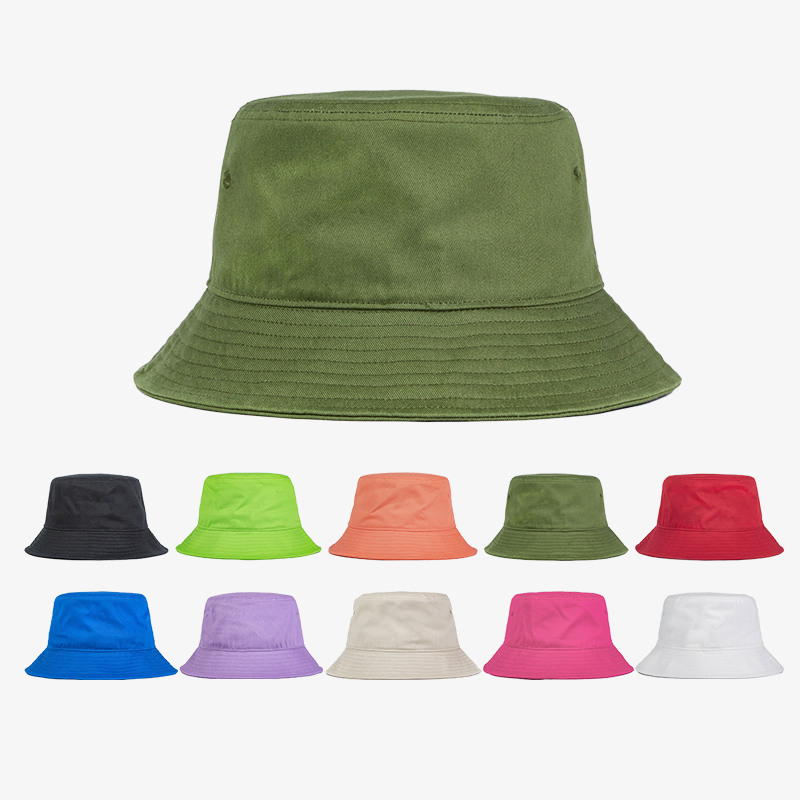 Blank Unisex Organic Cotton Bucket Hat Wholesale - 7006