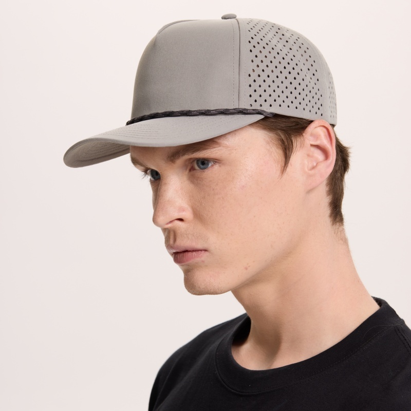 Blank & Custom 5 Panel Laser Performance Golf Rope Hat Wholesale - 6526P