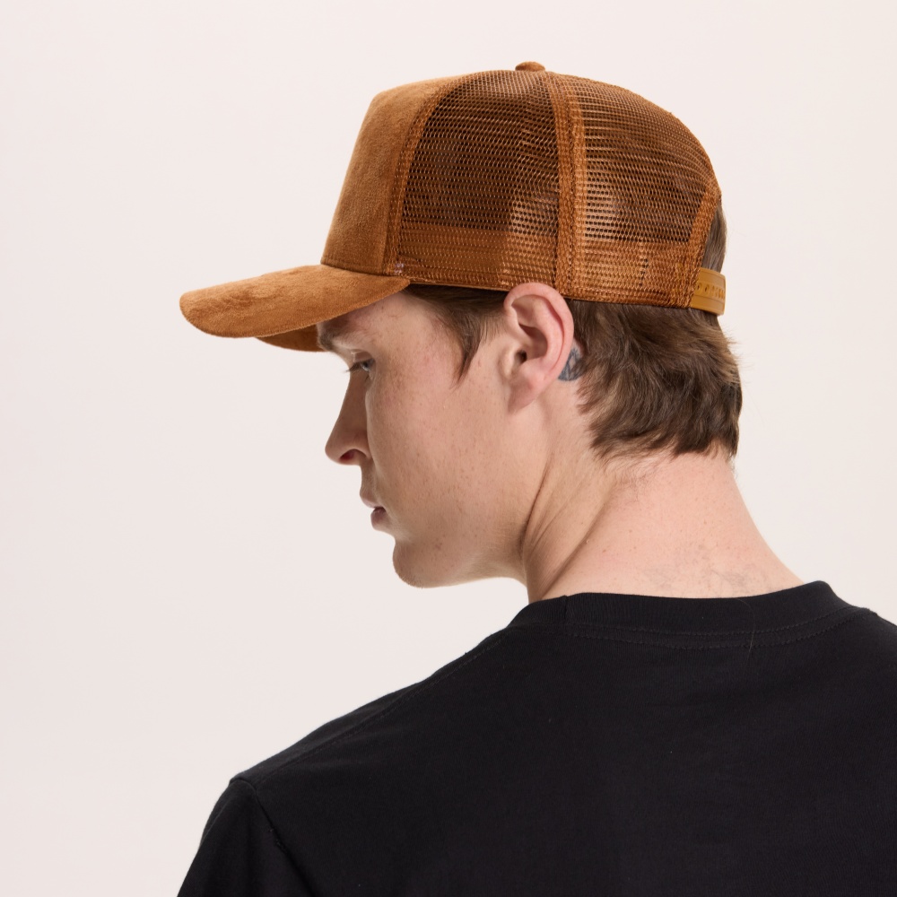 Blank Custom Suede Mesh Trucker Hats Wholesale 6710 – Foremost Hat