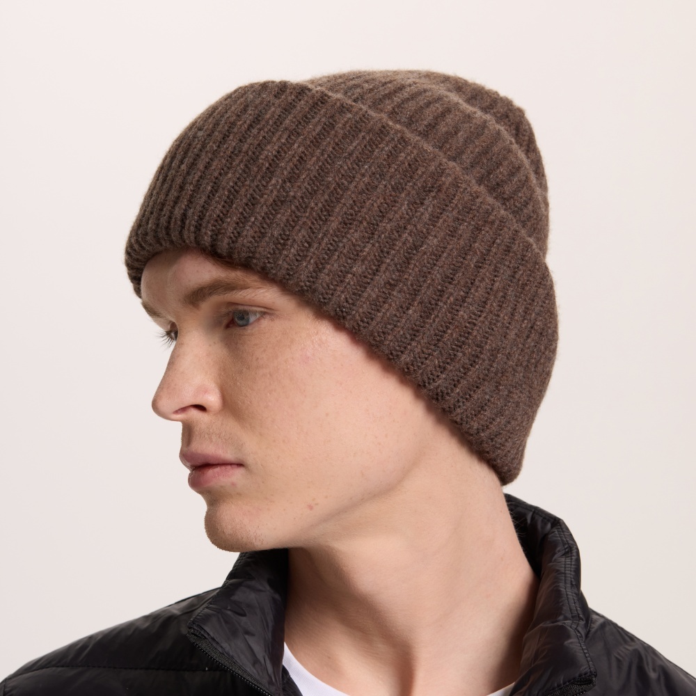 Blank High Cuffed Merino Wool Beanies - 1338