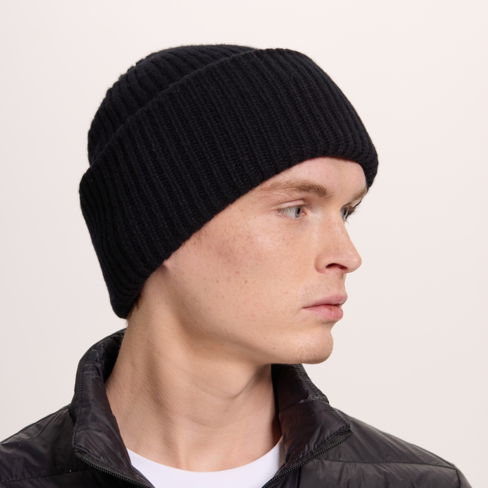 Blank High Cuffed Merino Wool Beanies - 1338