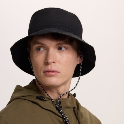 Blank Water Resistant Packable Bucket Hat with String UPF 50+ Wholesale - 128