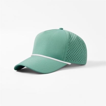 Blank & Custom 5 Panel Laser Performance Golf Rope Hat Wholesale - 6526P