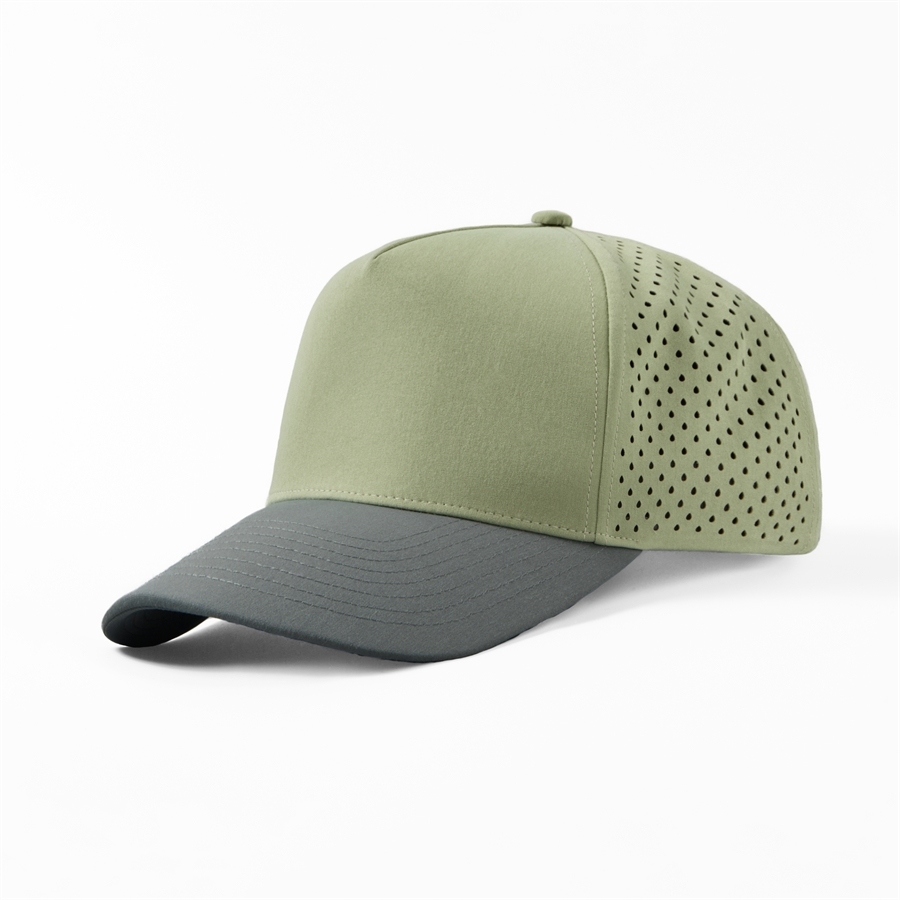 Cappellino XXL Tesa Piatta 5 Pannelli Uomo – Asciugatura Rapida E Fori Laser Per Teste Grandi (61-65 Cm)