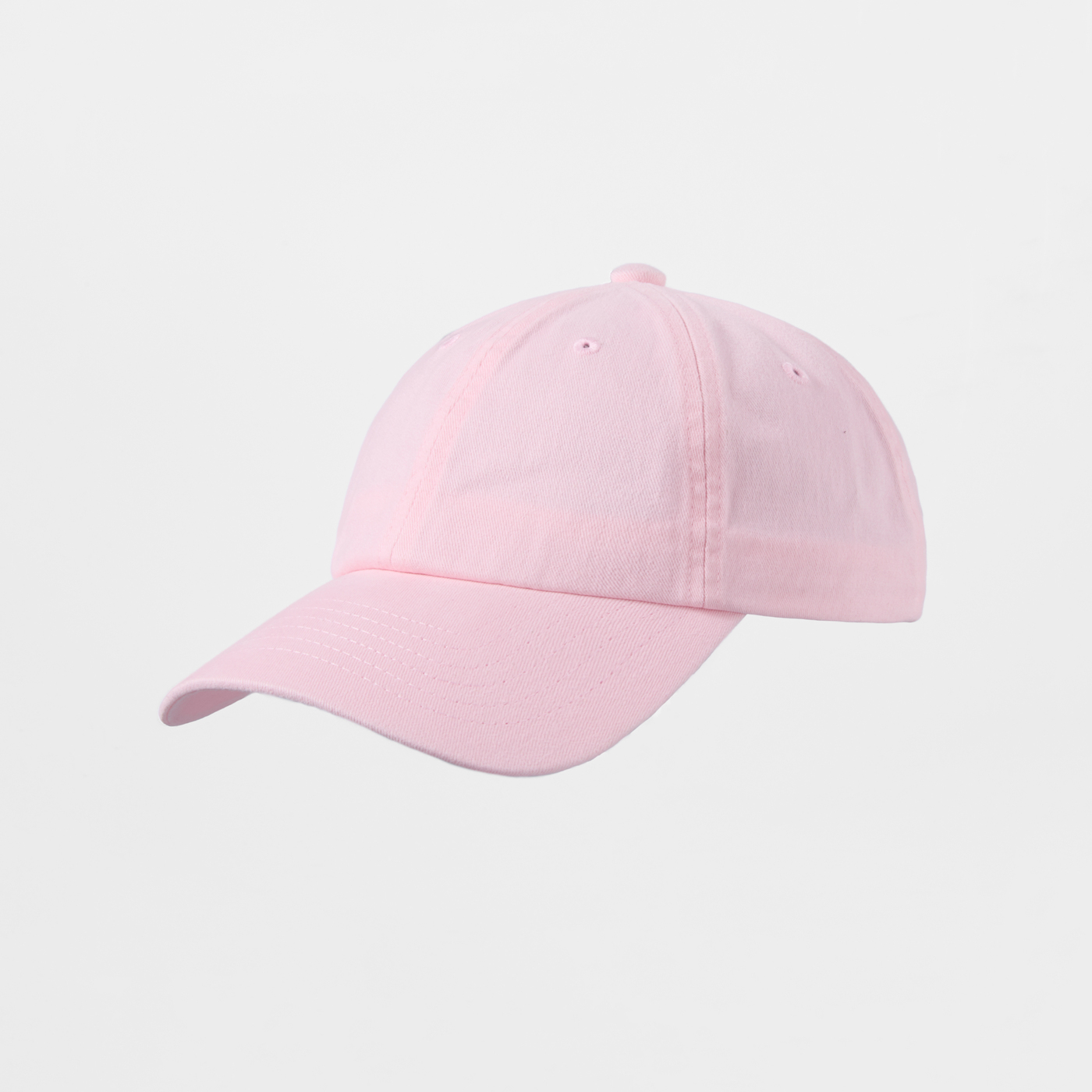 Blank Cotton Sanded Twill Dad Hat - 6019