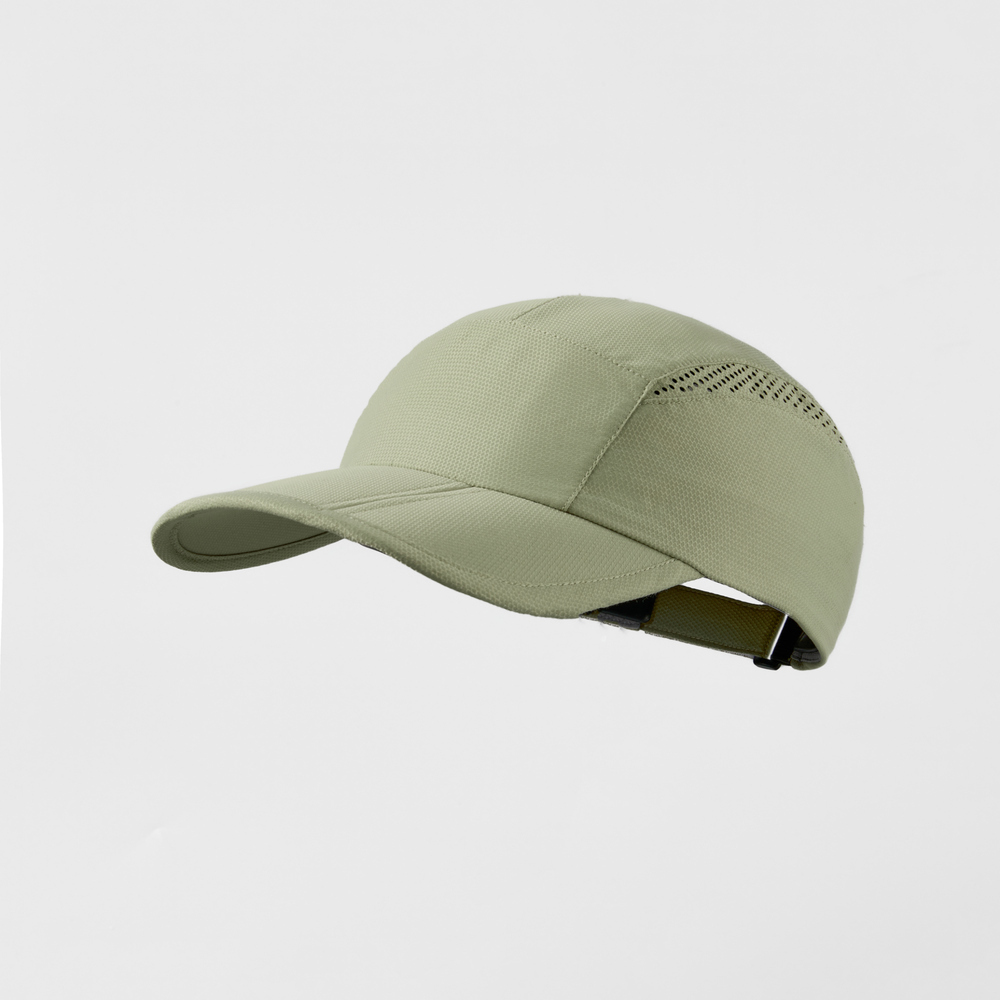 Blank Mesh Perforated Foldable Lightweight Running Cap Wholesale UPF 50+ 5067