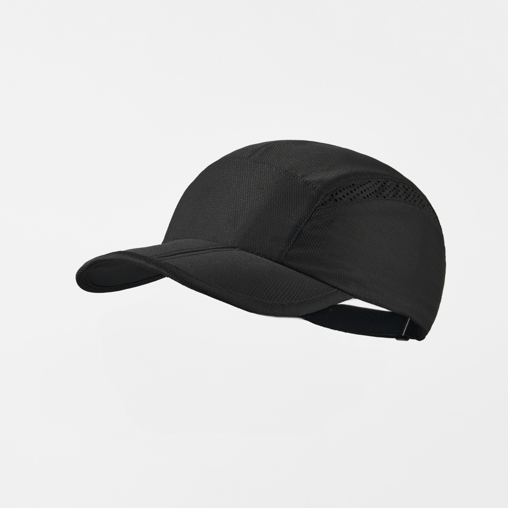 Blank Mesh PerforaUnstructured Foldable Running Cap Wholesale UPF 50+