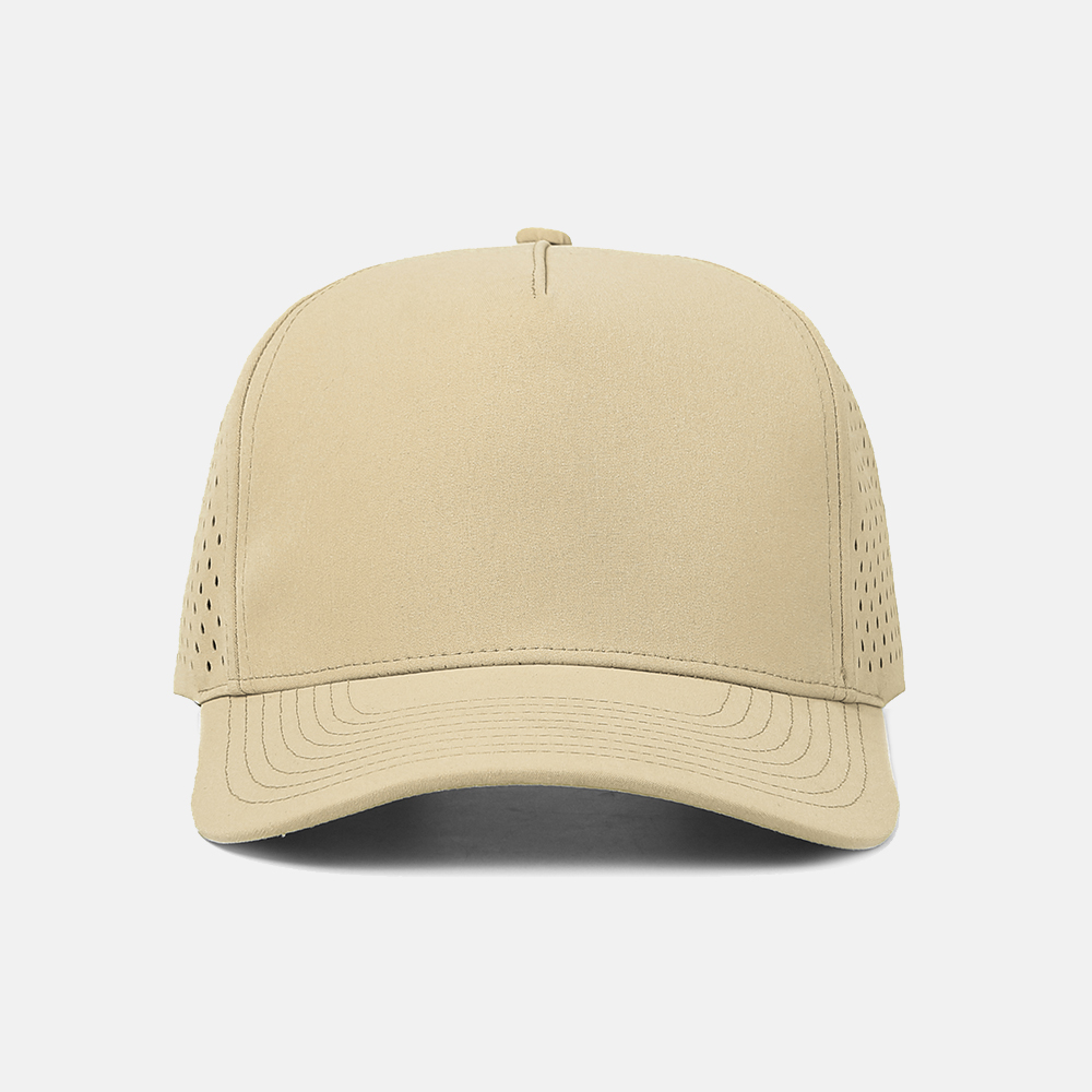 khaki perforated cap
