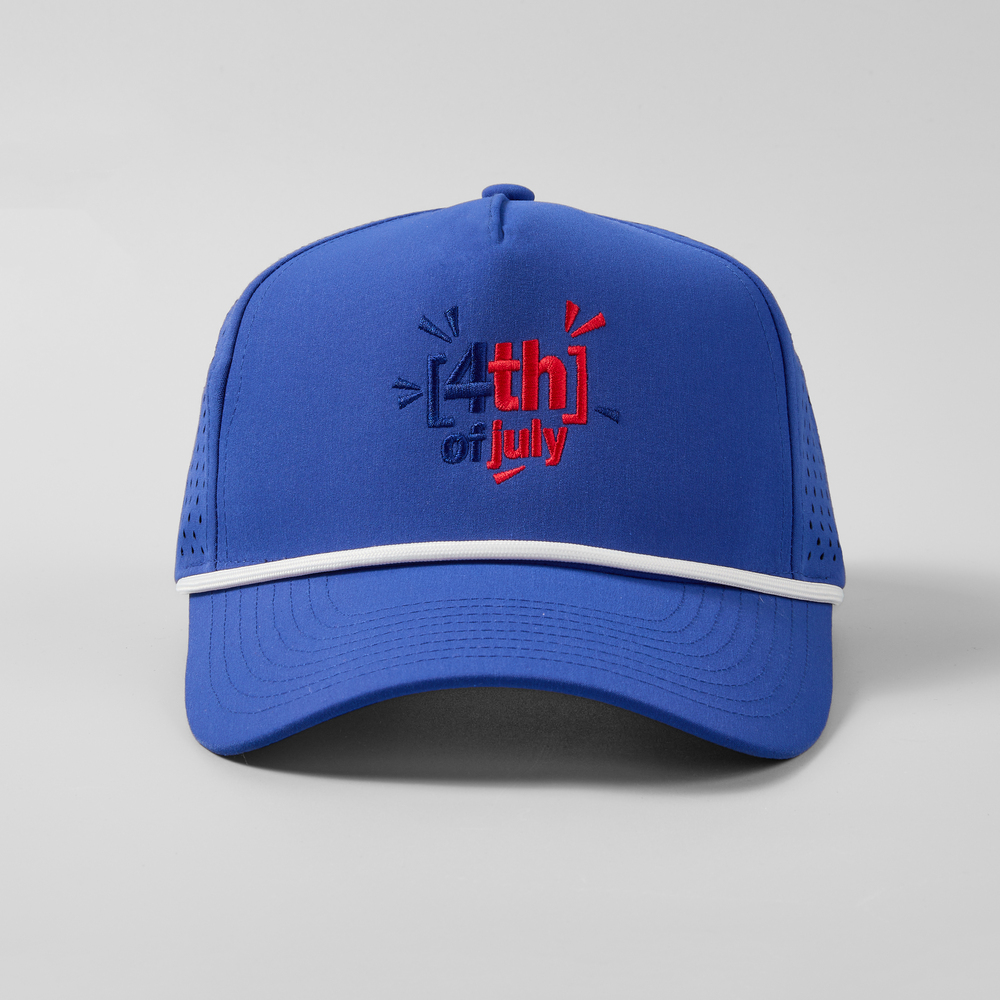 {"default":"rblue perforated hat with embroidered logo"}
