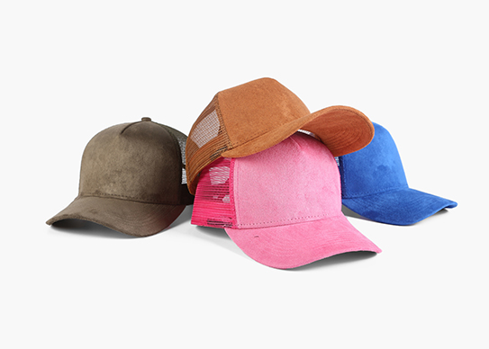 suede trucker hat