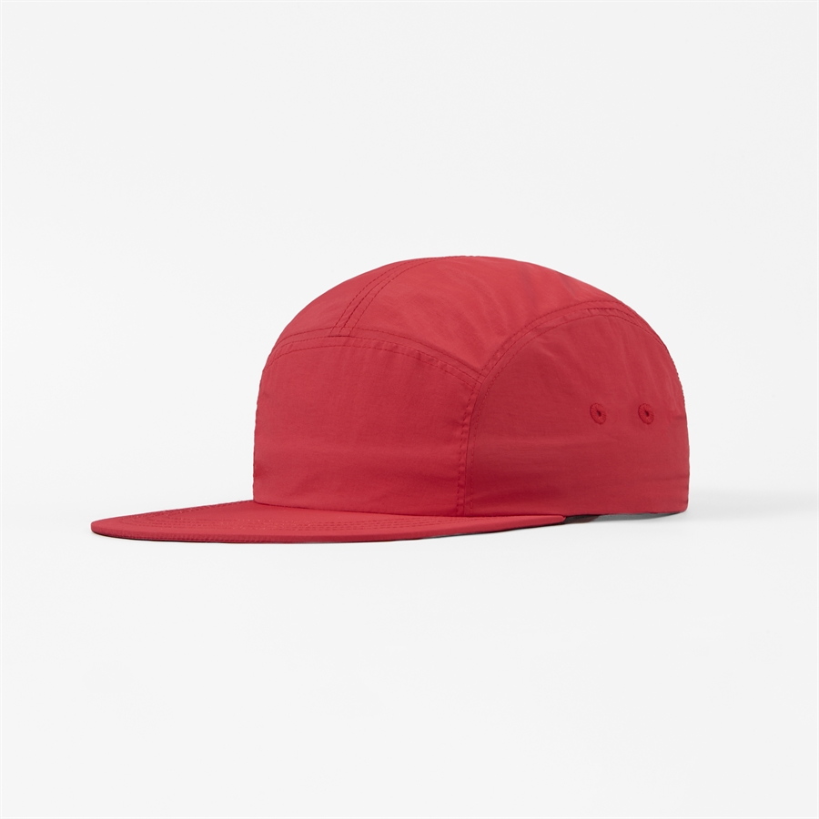 red camper cap