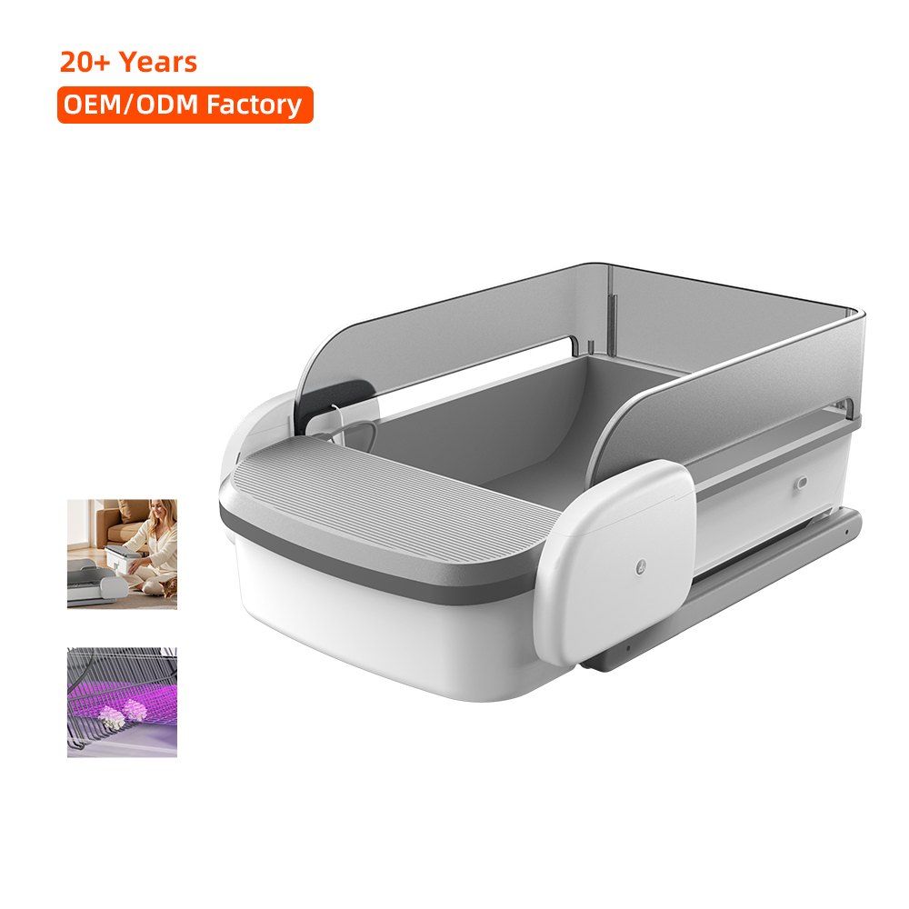 New Series Automatic Cat Litter Box Open Cat Toilet With Wifi Self Cleaning Litter Box With App Control