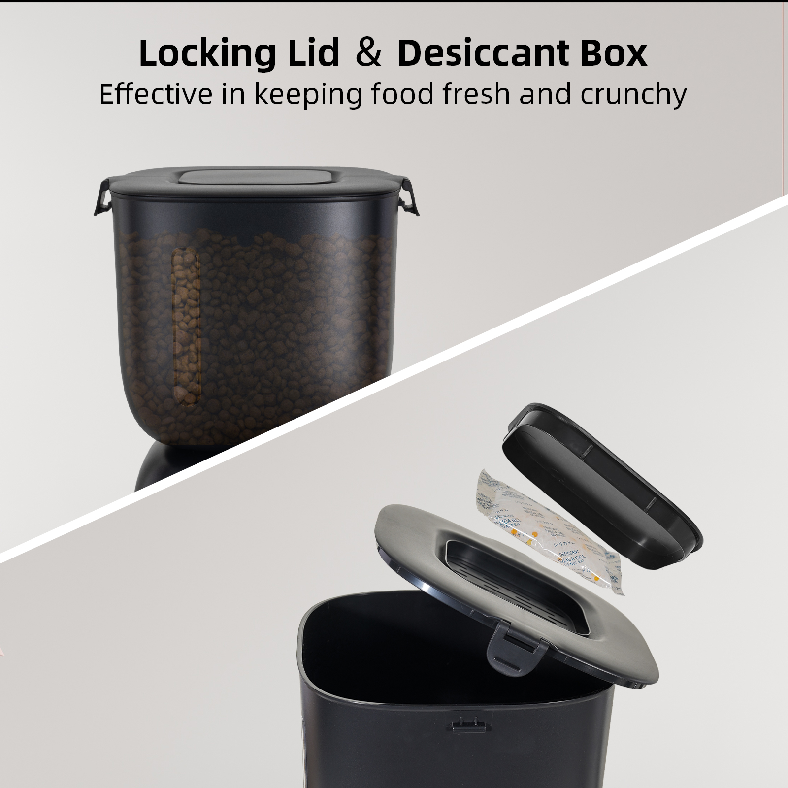 Petwant Automatic Pet Feeder 1-4 Meals Timed Precise Food Portion Control Customized 10s Voice Record Smart Cat Food Dispenser