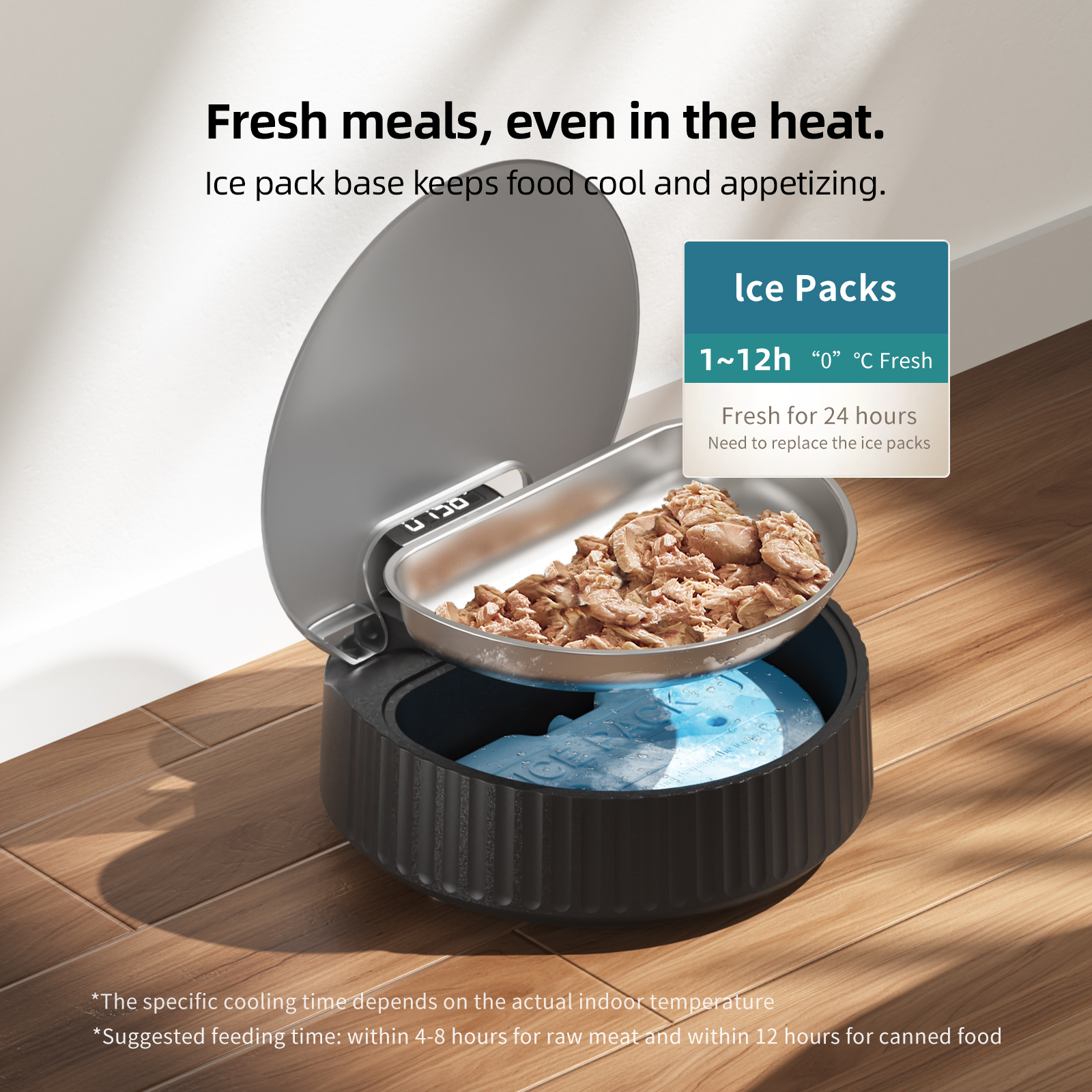 New Series Automatic Switch Function Sensor Weighing Bowl Feeder Battery-Powered Freshness Preservation for Dry & Wet Food