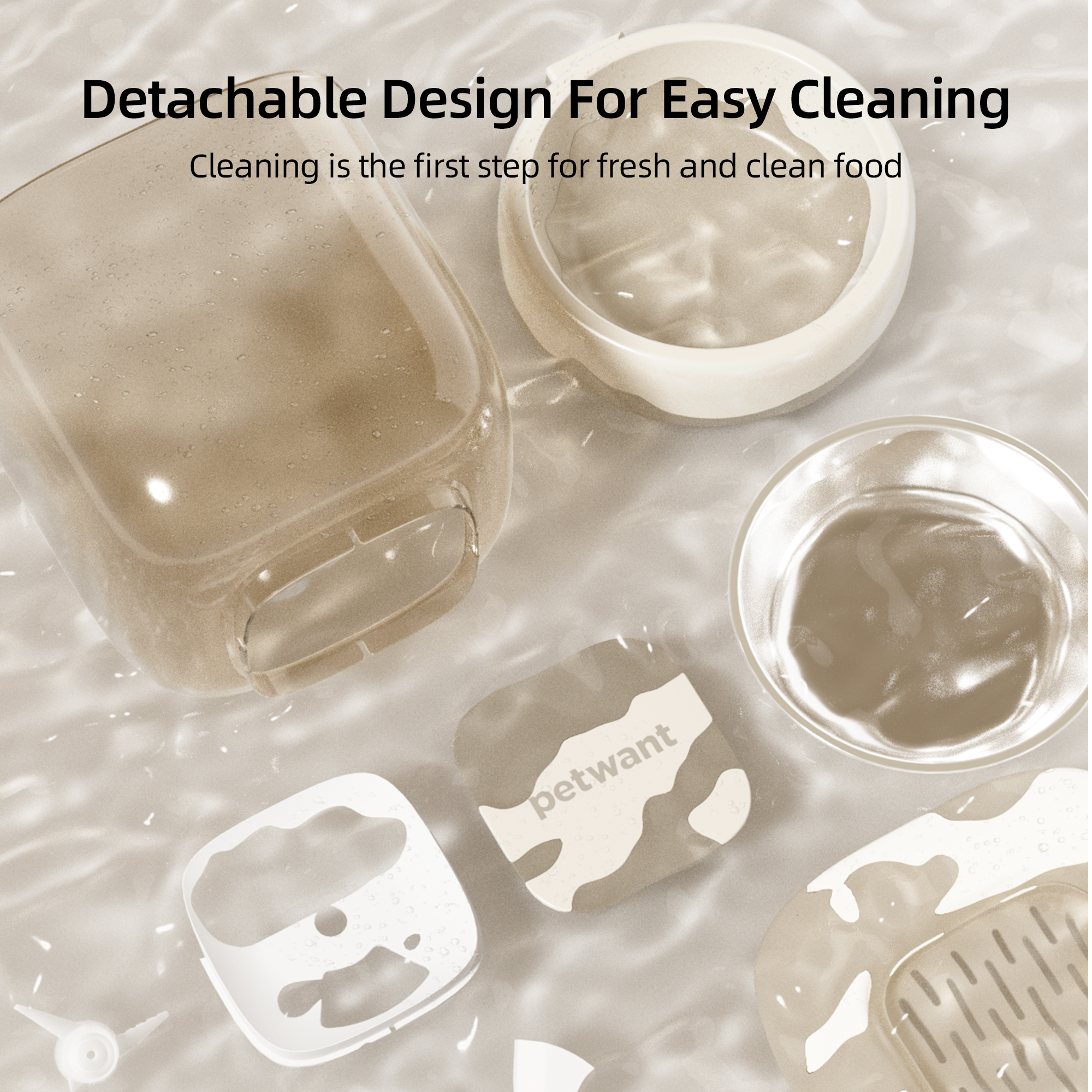 Smart Pet Feeder 3L WIFI App Control