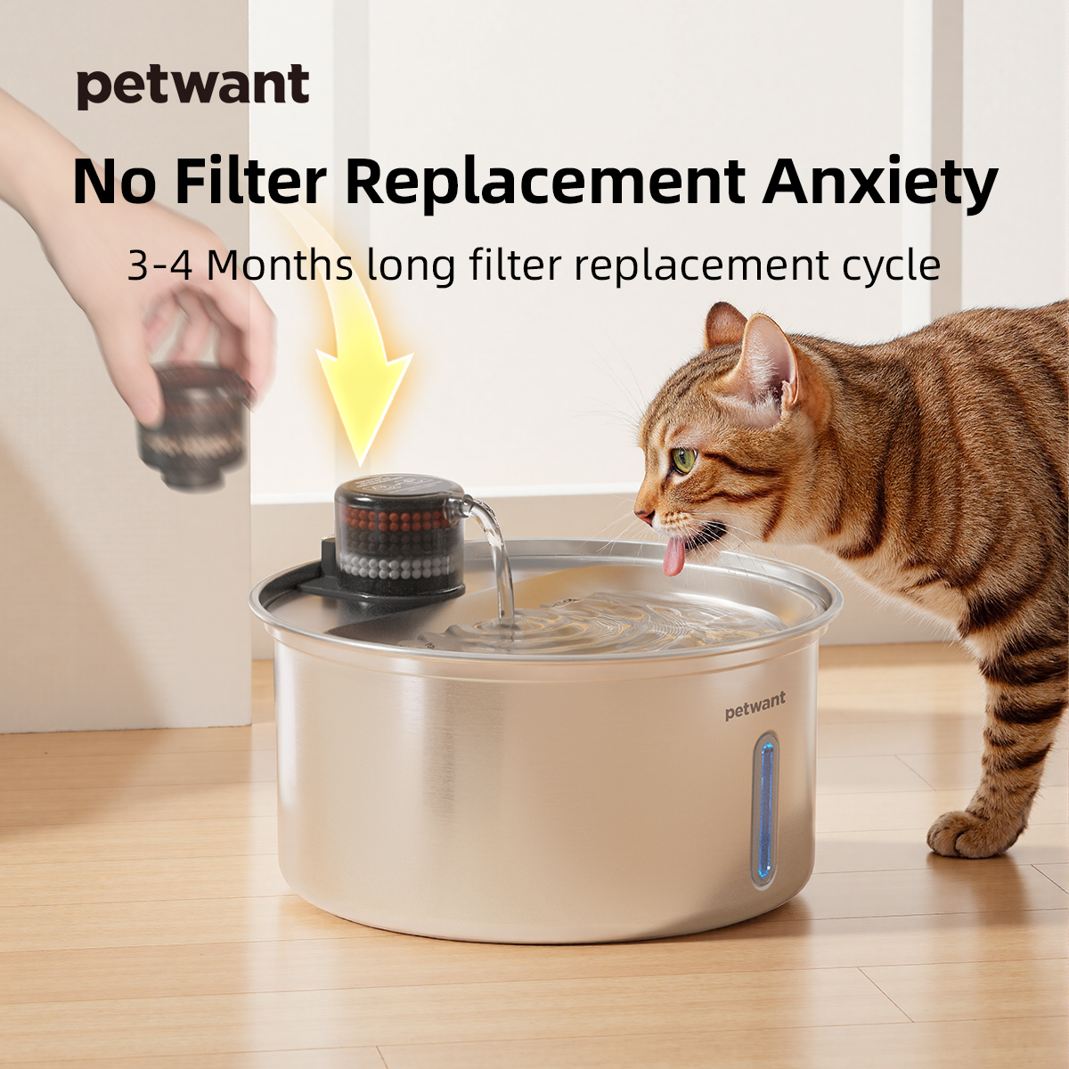 Portable Automatic Electric Pet Cat Water Bowl Cat Fountain Water Drinking Feeder Cat Water Fountain