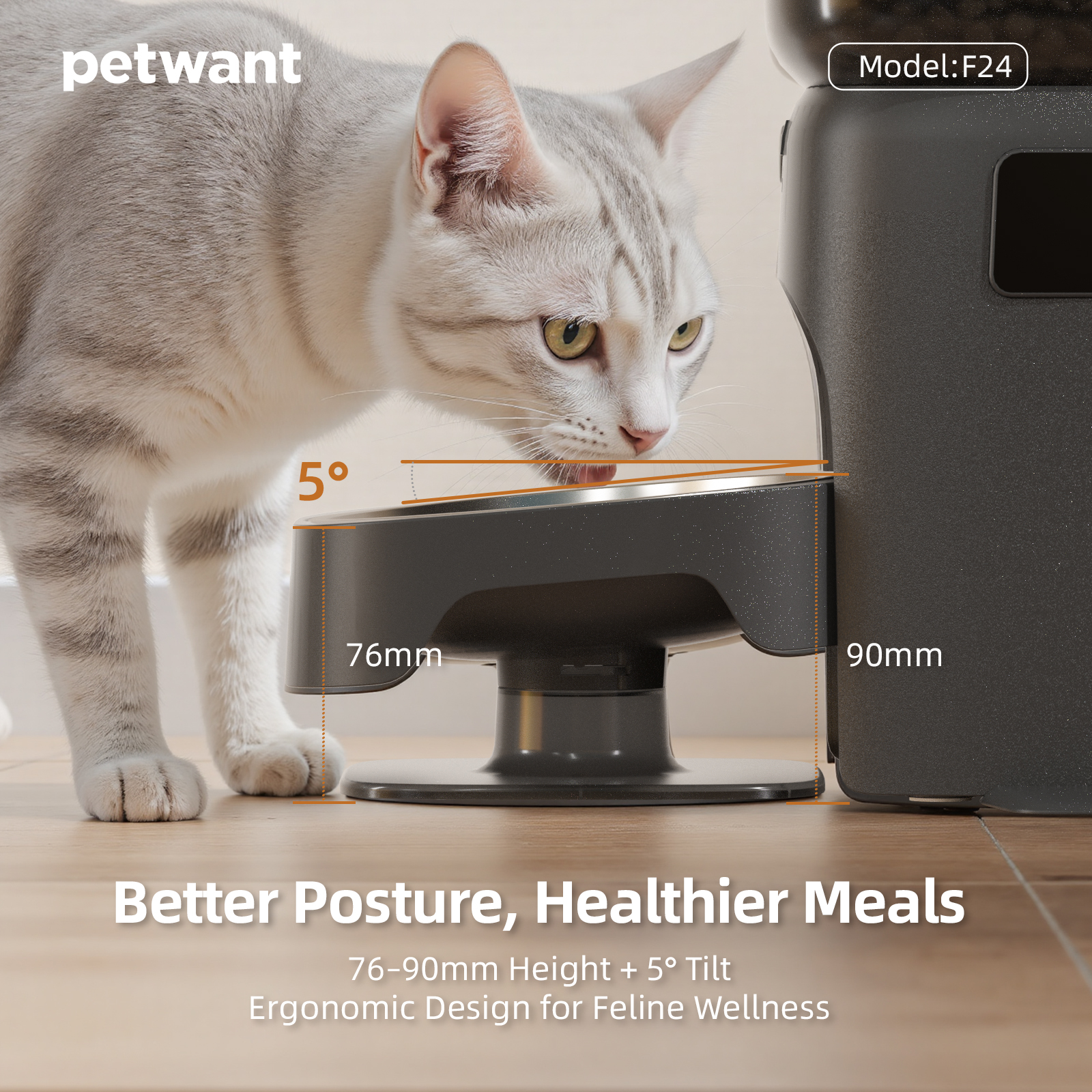 New Series Factory Smart Automatic Pet Feeder 6L WiFi APP Control Smart Detection Dual Bowls Dual Meals for Cats Dogs